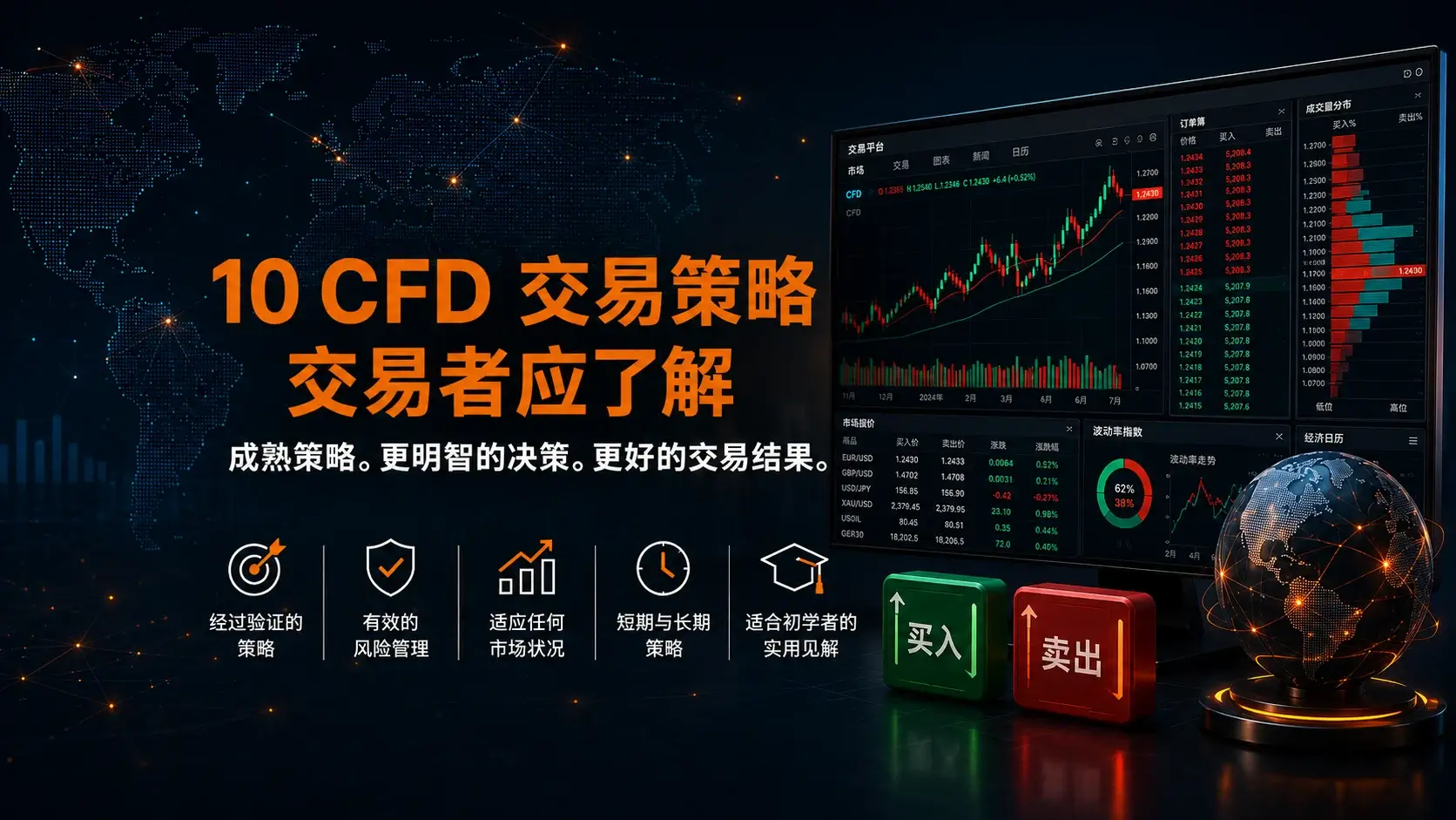交易者应了解的10种CFD交易策略