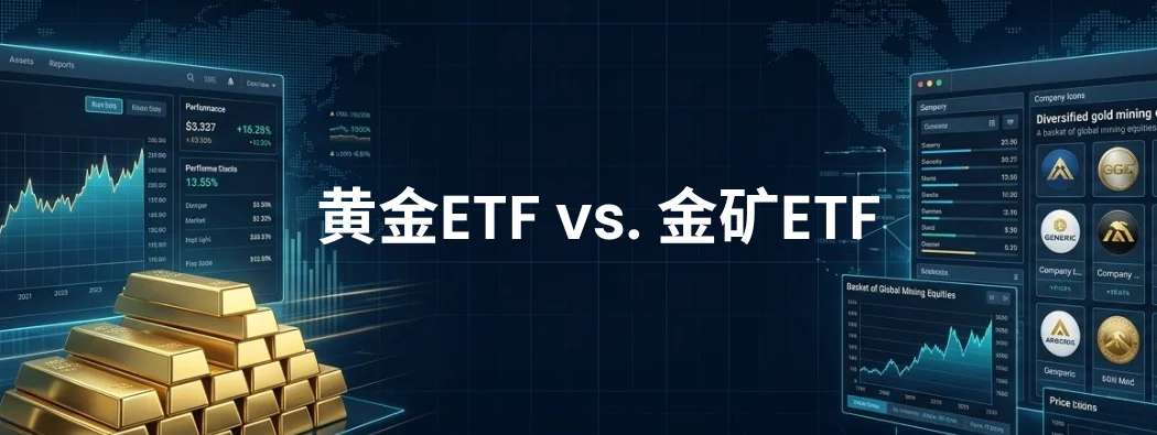 黄金ETF vs. 黄金矿业ETF：2026年该如何比较？