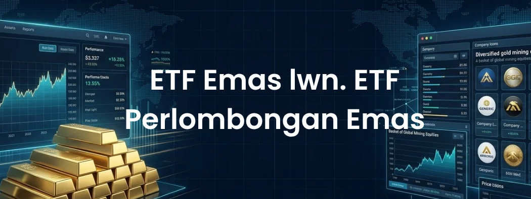 ETF Emas vs ETF Perlombongan Emas: Bagaimana Perbandingannya pada 2026?