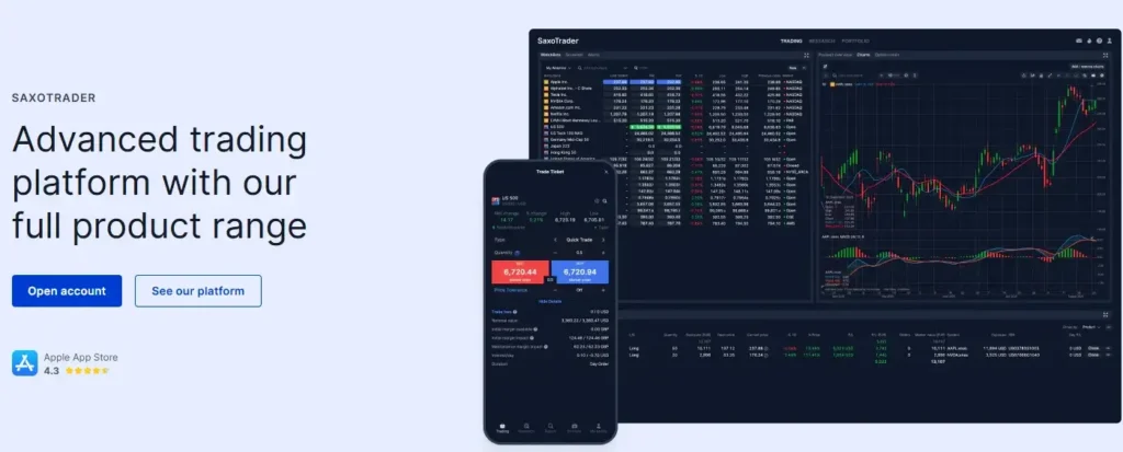 Saxo Bank Trading App